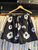 Short Denim Tears Preto Tactel - Pronta Entrega