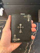Carteira Chrome Hearts Courino Logo Metal 2