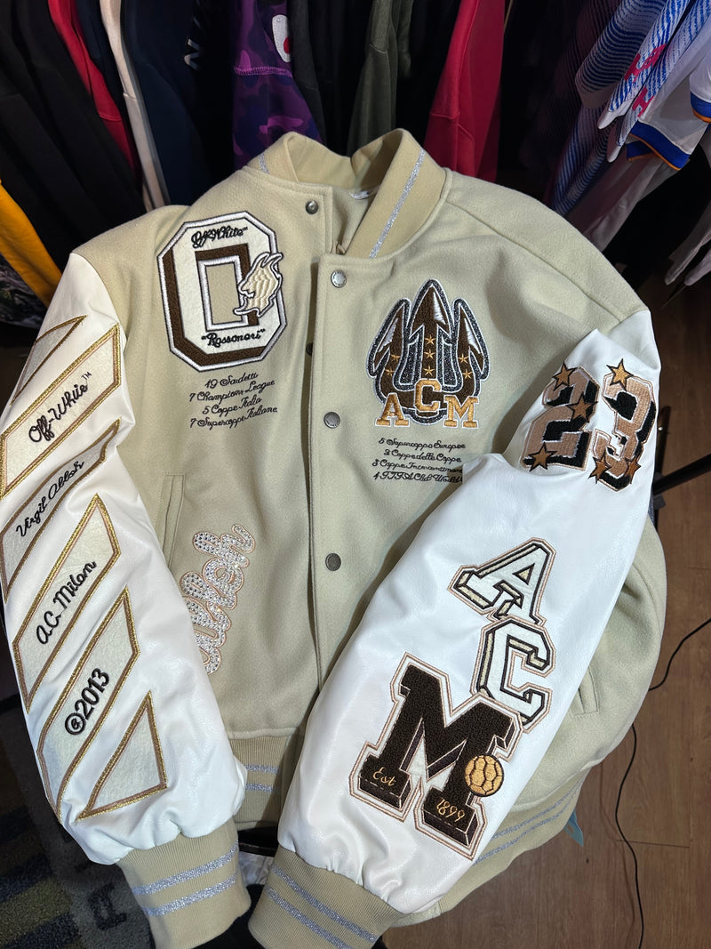 Jaqueta Varsity Off-White x AC Milan - Encomenda