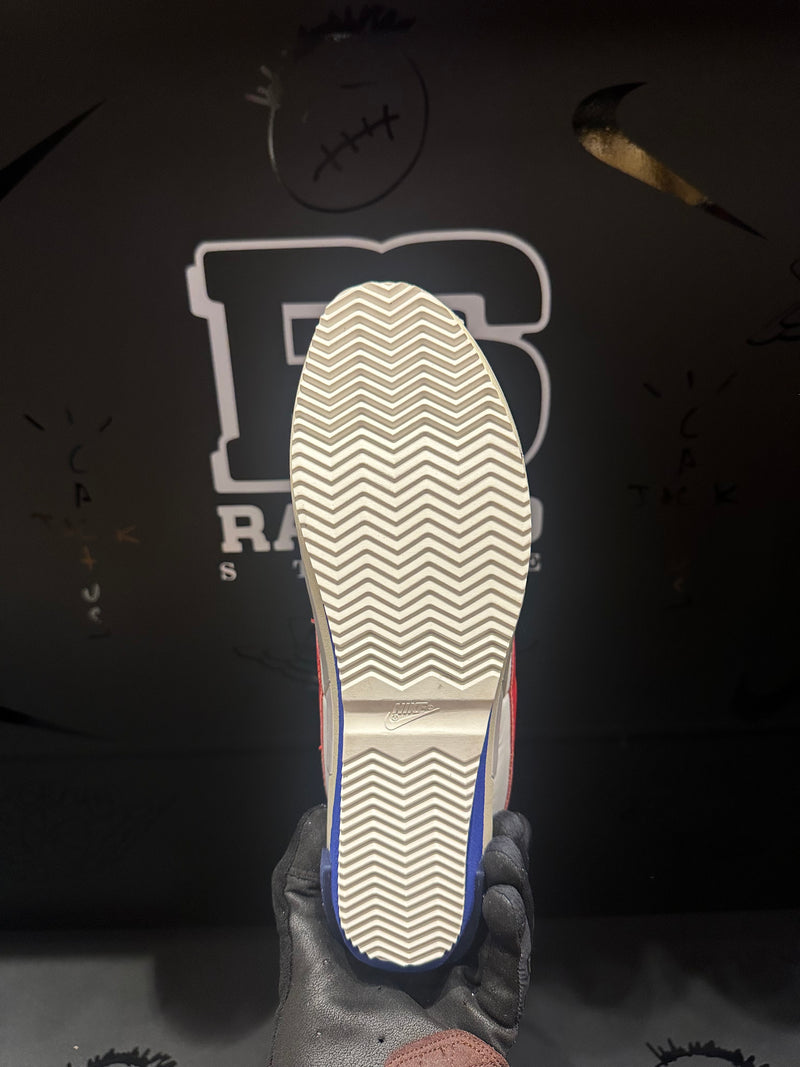 Tênis Nike Zoom Cortez X Sacai White University Red Blue - Pronta Entrega