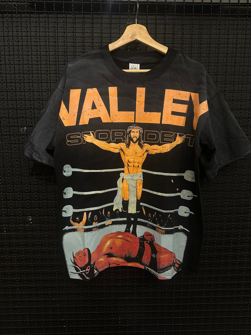 Camiseta Valley Jesus x Devil Black - Pronta Entregae