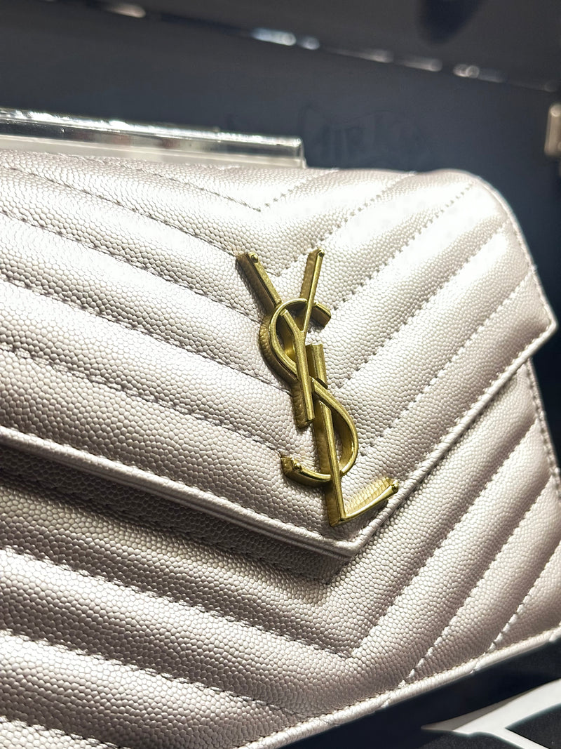 Carteira Saint Laurent Monogram Pink - Pronta Entrega
