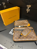 Bolsa Louis Vuitton Bag Trio Messenger Cobalt Marrom - Pronta Entrega