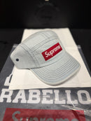 Boné Supreme 5 Panel Washed Canvas Camp Denim Jeans - Pronta Entrega