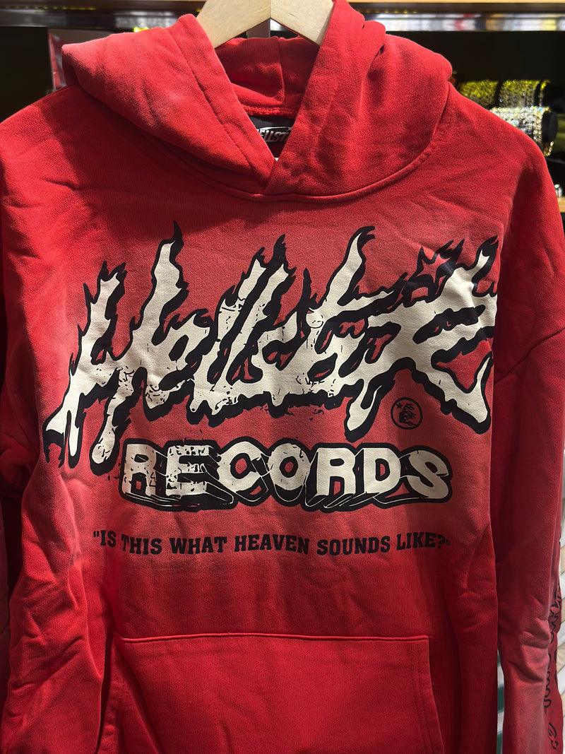 Moletom com Gorro Hellstar Records Scream Boy Vermelho - Pronta Entrega
