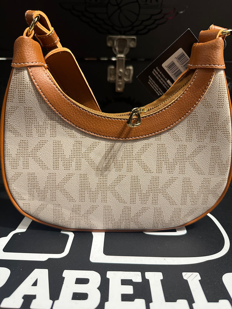 Bolsa Michael Kors MK Logo Premium Bege - Pronta Entrega