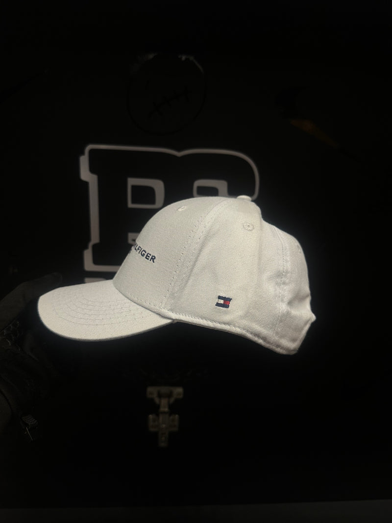 Boné Aba Curva Tommy Hilfiger Branco - Pronta Entrega