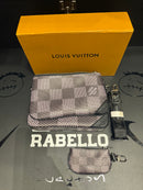 Bolsa Louis Vuitton Bag Trio Messenger Cobalt Cinza Preto - Pronta Entrega