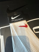 Meia Nike Sport Cano Alto Swoosh vermelho Branco - Pronta Entrega