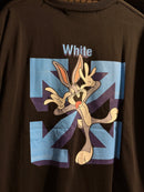 Camiseta Off-White Pernalonga Preta - Pronta Entrega