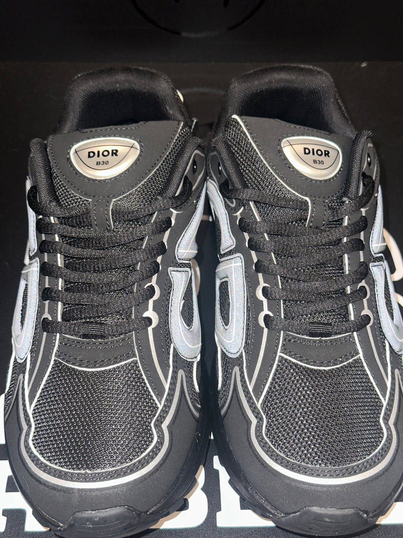 Tênis Dior B30 Black Reflective - Pronta Entrega