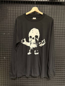Camiseta Long Cross Chrome Hearts Skull Black - Pronta Entrega