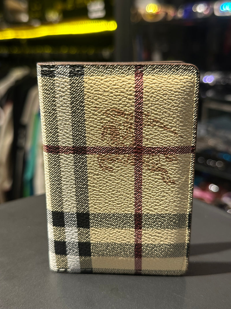 Carteira Burberry Xadrez - Pronta Entrega