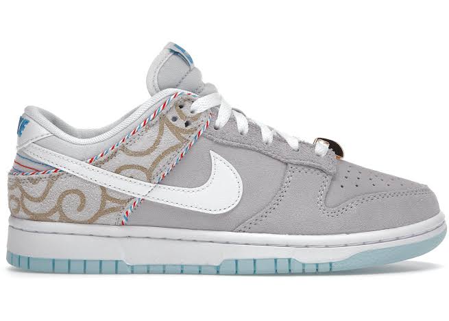 Nike Dunk Low Barber Shop Grey - Encomenda