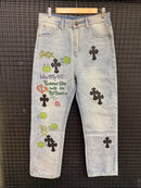 Calça Jeans Chrome Hearts No Stylist - Pronta Entrega