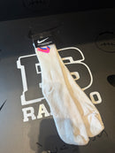 Meia Nike Sport Swoosh Color Cano Alto Branco - Pronta Entrega