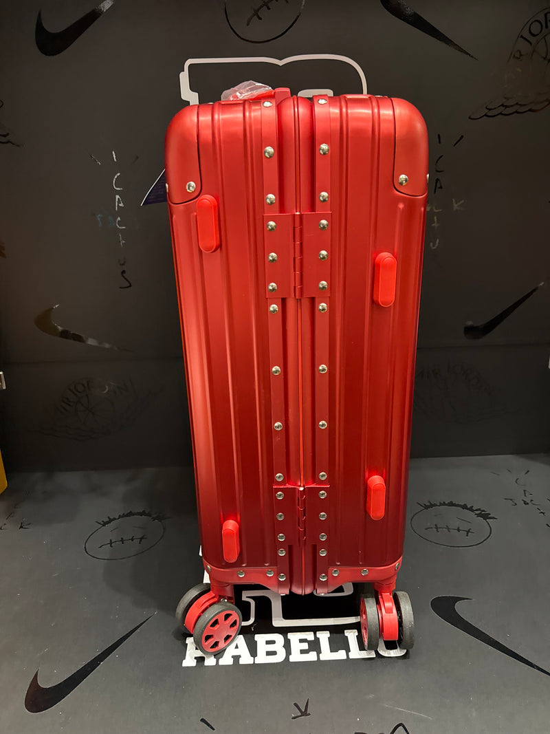Mala Supreme Suitcase Alumínio Vermelha - Pronta Entrega