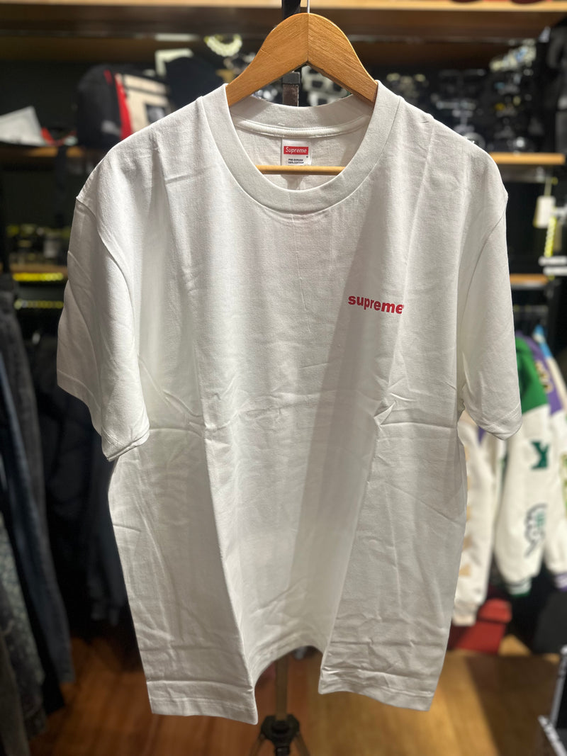 Camiseta SUPREME “Fuck Money” Branca - Pronta Entrega