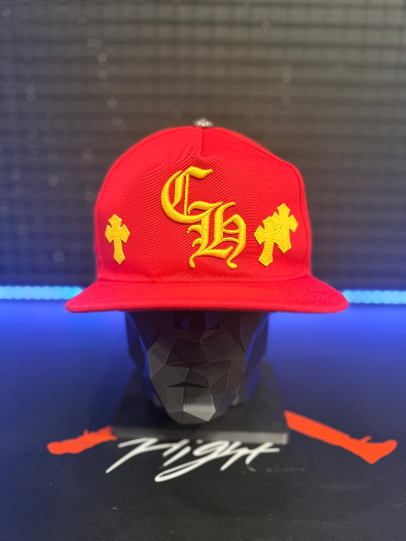 Boné Chrome Hearts Red Yellow - Pronta Entrega