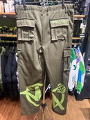 Calça Sarja Minus Two Verde Logo Verde - Pronta Entrega