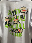 Camisa Anti Social Social Club Branca Monkey - Pronta Entrega