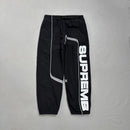 Conjunto Supreme S Paneled Track Preto - Encomenda