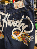 Calça Ed Hardy Jeans Azul Marinho  - Pronta Entrega