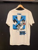 Camiseta OFF WHITE x TOM E JERRY Branca - Pronta Entrega