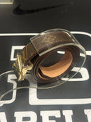 Cinto Louis Vuitton Initiales Monogram Brown Logo Gold 125 CM  - Pronta Entrega