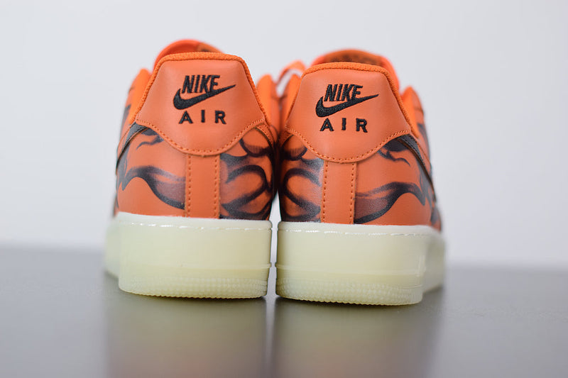 Nike Air Force 1 Orange Skeleton Halloween - Encomenda