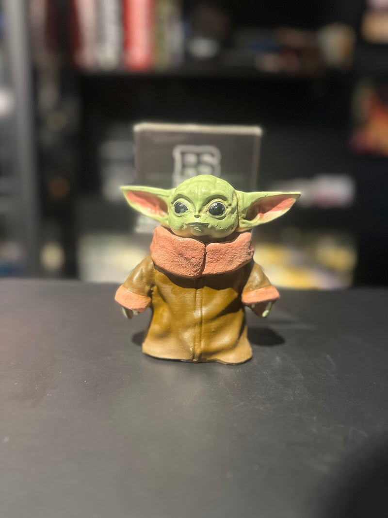 Boneco de Ação Baby Yoda 12cm Resina - Pronta Entrega