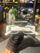 Óculos Off-White Lente Azul - Pronta Entrega