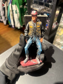 Boneco de Ação Marty Mcfly Hoverboard 18cm Resina - Pronta Entrega