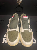 Tênis Nike Air Jordan 1 Retro Low SP Travis Scott "Medium Olive" - Pronta Entrega