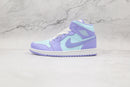 Jordan 1 Mid Purple Aqua - Encomenda
