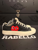 Tênis Converse Chuck 70 X Comme des Garçons Low Preto - Pronta Entrega