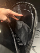 Mochila Essentials Couro Preto  - Pronta Entrega