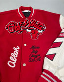 Jaqueta Off-White Varsity Chicago Bulls Red - Encomenda