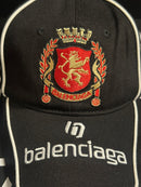 Boné Balenciaga Preto Aba Curva Soccer Cap - Pronta Entrega