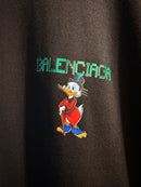 Camiseta BALENCIAGA Tio Patinhas Preta - Pronta Entrega
