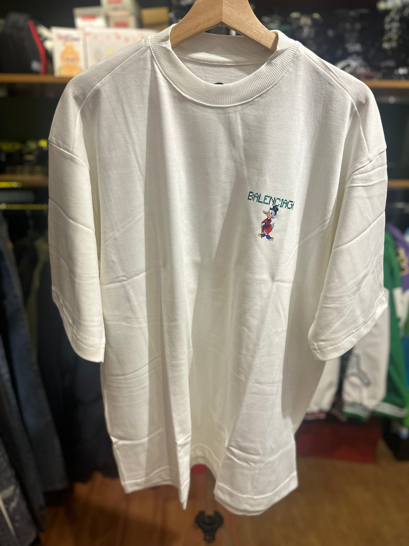 Camiseta Balenciaga “PATO DONALD” Off White - Pronta Entrega