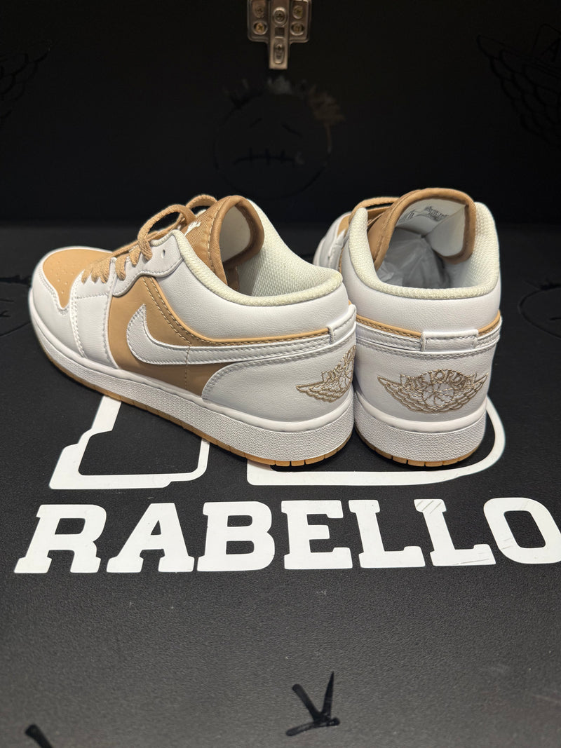 Tênis Nike Air Jordan 1 Low Hemp White - Pronta Entrega