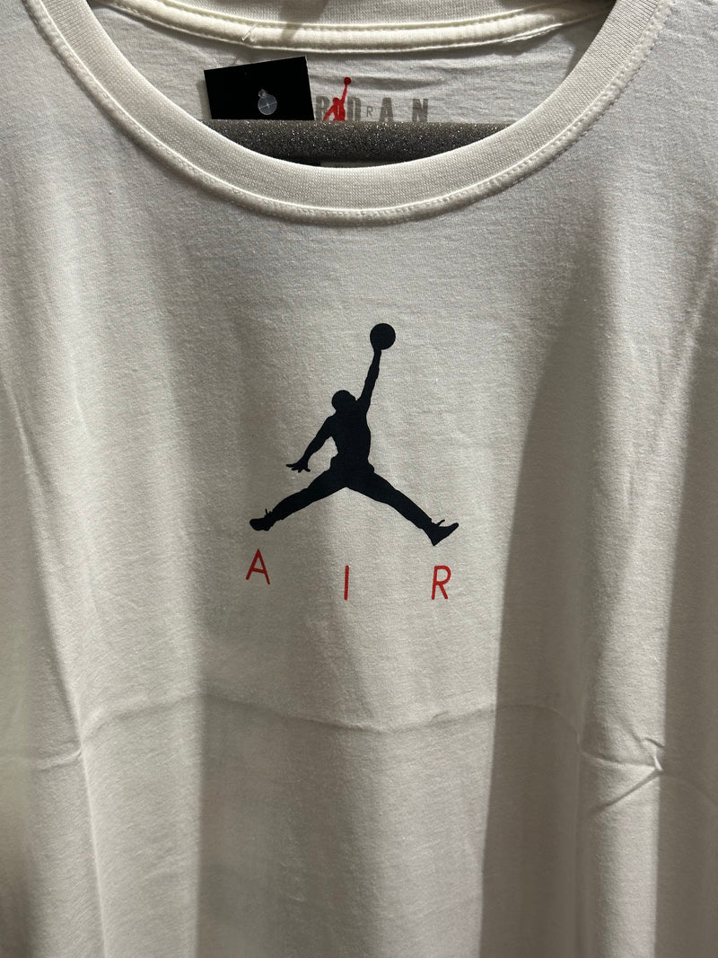 Camiseta Nike Air Jordan Cor Off White Black/Red - Pronta Entrega