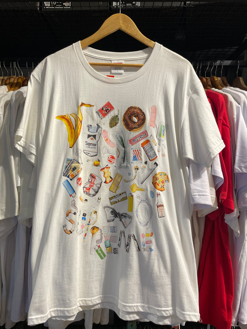 Camiseta SUPREME “TRASH LEE” Branca - Pronta Entrega