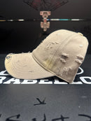 Boné Aba Curva Chrome Hearts Triple Cruz Bege - Pronta Entrega