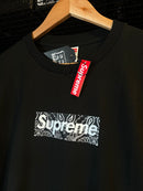 Camiseta Supreme Box Logo Bandana  Preto - Pronta Entrega