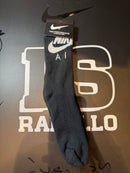 Meia Nike Air Sport Cano Alto Preto - Pronta Entrega