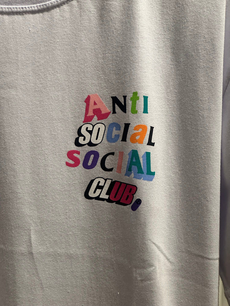 Camisa Anti Social Social Club Branca Letters - Pronta Entrega