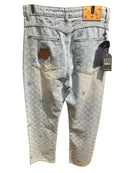 Calça Louis Vuitton By Tyler, The Creator Monogram Jeans Claro - Encomenda