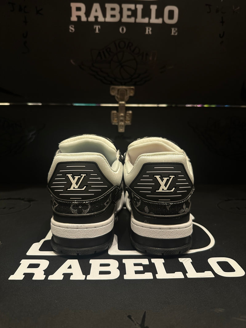 Tênis Louis Vuitton LV Trainer Black White - Pronta Entrega